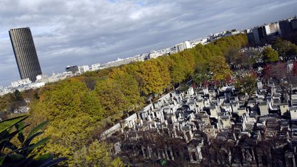 Vue sur le cimetière Montparnasse, à Paris, le 30 octobre 2007. (STEPHANE DE SAKUTIN / AFP)