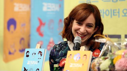 L'autrice de bandes dessinées Pénélope Bagieu, en mars 2019. (YONHAP / YNA)