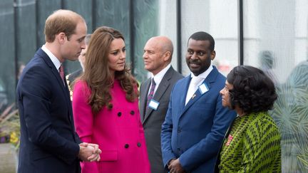 Le prince William et son &eacute;pouse Kate, le 27 mars 2015 &agrave; Londres (Royaume-Uni). (SIPA / MORGAN)