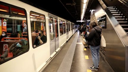 Le métro Vieux-Port à Marseille. (VALERIE VREL / MAXPPP)