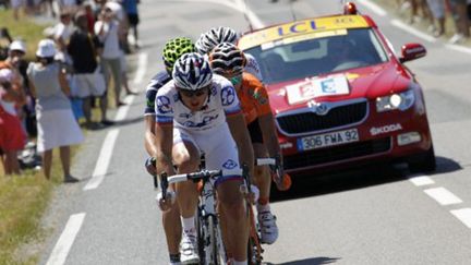 Mickaël Delage (FDJ) en tête de l'échappée