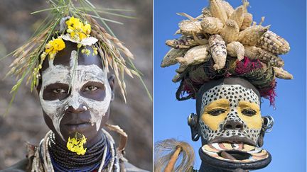 Le labret, cette énorme plaque en bois ou en argile insérée dans les lèvres, est considéré comme un objet de beauté.&nbsp; (DALE MORRIS/CATERS)