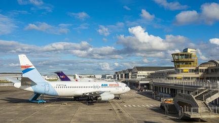 L'aéroport du Bourget (Seine-Saint-Denis), le 5 novembre 2021. (GARDEL BERTRAND / HEMIS.FR / AFP)