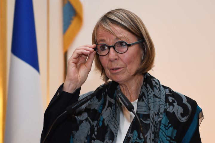 La ministre de la Culture Françoise Nyssen, à Paris, le 23 janvier 2018. (ERIC FEFERBERG / AFP)