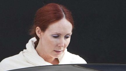 L'actrice Shannon Richardson &nbsp;le 7 juin 2013 lors de son arrestation, au Texas (Etats-Unis). (AP / SIPA)