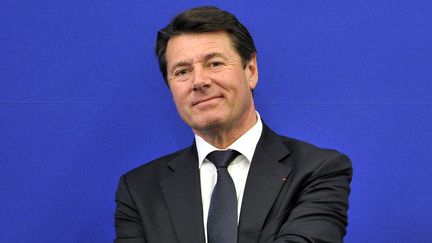 Le d&eacute;put&eacute;-maire UMP de Nice (Alpes-Maritimes), Christian Estrosi, lors d'une inauguration dans sa ville, le 10 mars 2014. (BRUNO BEBERT / SIPA)