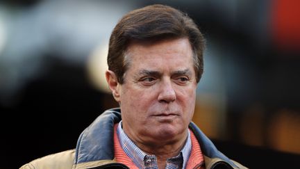 L'ancien directeur de la campagne présidentielle de Donald Trump en 2016, Paul Manafort, au Yankee Stadium, à New York, le 17 octobre 2017. (ELSA / GETTY IMAGES NORTH AMERICA / AFP)