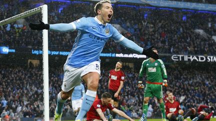 Le joueur de Manchester City, Samir Nasri (LINDSEY PARNABY / AFP)