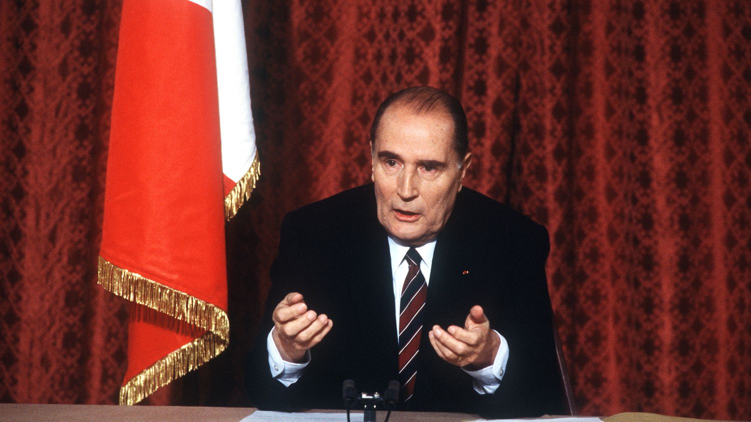 Франсуа Миттеран и Жак Ширак