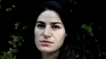 Marie Laguerre fondatrice du site&nbsp;"Nous Toutes Harcèlement" (ALAIN JOCARD / AFP)