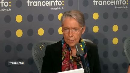 Élisabeth Borne, ministre de la Transition écologique et solidaire, sur franceinfo mardi 2 octobre. (FRANCIENFO / RADIO FRANCE)