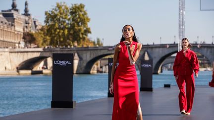 Show L'Oréal 2018 : la mannequin Winnie Harlow
 (CHRISTOPHE PETIT TESSON)