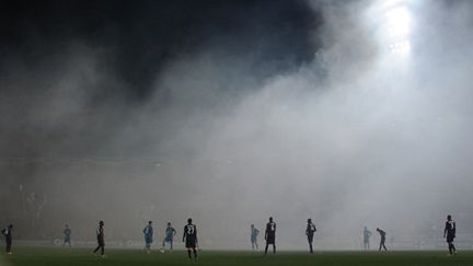 Le Stade Chaban-Delmas dans le chaos (NICOLAS TUCAT / AFP)