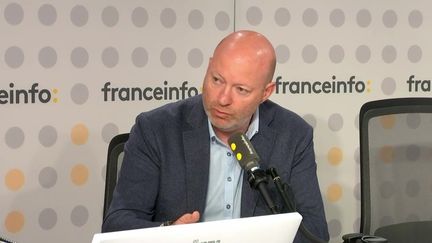 Jean-Christophe Couvy, secrétaire national unité SGP-police Force Ouvrière, invité sur franceinfo vendredi 28 juillet 2023. (FRANCEINFO)