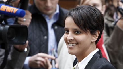 Najat Vallaud-Belkacem, le 7 mai 2012, &agrave; Paris. (KENZO TRIBOUILLARD / AFP)