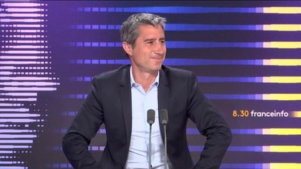 François Ruffin,&nbsp;député La France insoumise (LFI) de la Somme, sur franceinfo, jeudi 1er juin 2023. (FRANCEINFO / RADIOFRANCE)