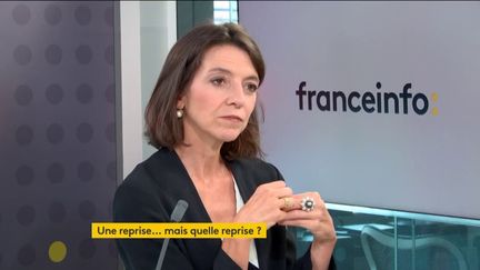 Laurence Boone, cheffe économiste de l’OCDE, invitée de franceinfo mercredi 16 septembre 2020. (FRANCEINFO / RADIOFRANCE)