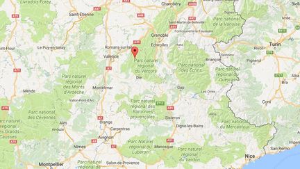 L'incident s'est produit vers 17&nbsp;heures&nbsp;lors d'une sortie d'un club de spéléologie de Privas. (GOOGLE MAPS)