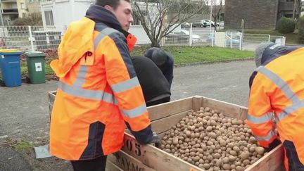 Limoges : la municipalité organise des distributions gratuites de légumes (France 2)