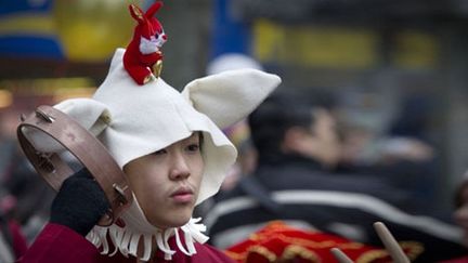 Célébration de l'année du Lapin à Paris (6/2/2011) (AFP/JOEL SAGET)