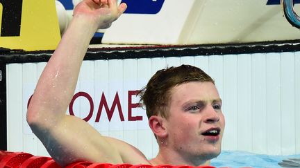 Adam Peaty, nouveau recordman mondial du 50m brasse (CHRISTOPHE SIMON / AFP)