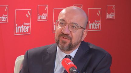 Charles Michel, président du Conseil européen, était l'invité de France Inter le 29 novembre 2023. (FRANCE INTER)