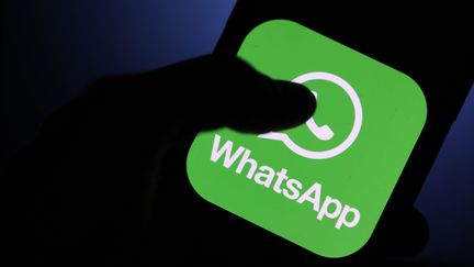 L'application de messagerie Whatsapp. (ARNAUD JOURNOIS / MAXPPP)