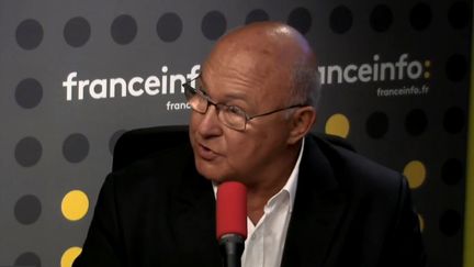 Michel Sapin, ancien ministre des Finances, invité sur franceinfo le 5 septembre 2018. (FRANCEINFO / RADIOFRANCE)