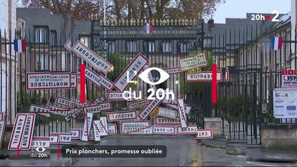 Prix planchers, histoire d'une mesure abandonnée en rase campagne (L'OEIL DU 20 HEURES / FRANCE 2)