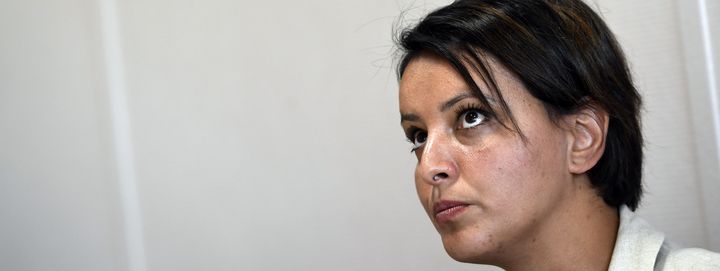 Najat Vallaud-Belkacem à Villeurbanne (Rhône), le 22 mai 2017. (PHILIPPE DESMAZES / AFP)