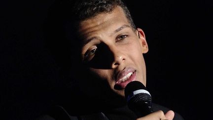 Stromae sur scène à Milan, en Italie, le 23 février 2014
 (Flavio Lo Scalzo / Sipa / )