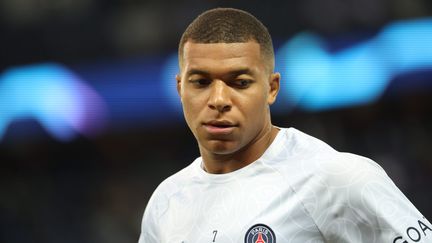 L'attaquant star du PSG Kylian Mbappé&nbsp;au parc des Princes, lors du match opposant le Paris Saint-Germain à la Juventus Turin, le 6 septembre 2022. (LP / ARNAUD JOURNOIS / MAXPPP)