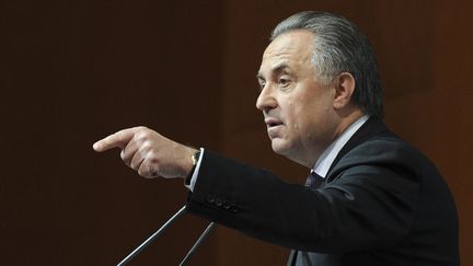 Le président de la Fédération Russe Vitaly Moutko (ALEXANDER FEDOROV / AFP)