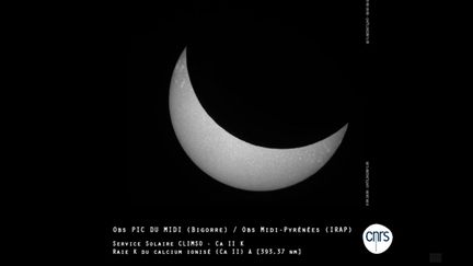 &nbsp; (Eclipse du 20 mars 2015 - 10:20 © Observatoire du Pic du Midi)