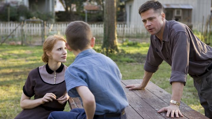 Avec Jessica Chastain dans "The tree of life", de Terrence Malick (2011). (KOBAL / AFP )