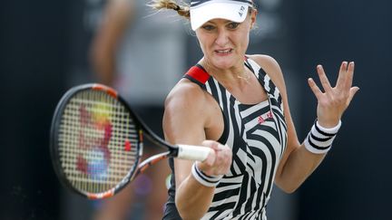 La Française Kristina Mladenovic (JERRY LAMPEN / ANP)