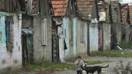 Le quartier rom de Tinca en Roumanie abrite 1500 habitants. (AFP/)