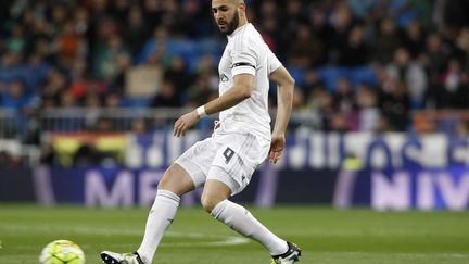 Karim Benzema a dû sortir sur blessure. (  BAGU BLANCO / BACKPAGE IMAGES LTD)