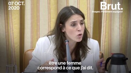 Agacée par les remarques d'une députée d'extrême droite, la ministre espagnole de l'Égalité Irene Montero a tenu à répondre à sa question : "Qu'est-ce qu'être une femme ?"