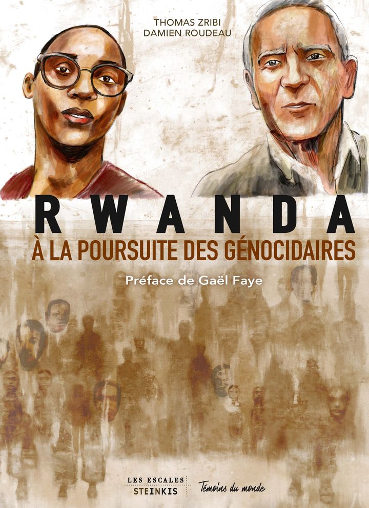 Couverture du roman graphique "Rwanda, à la poursuite des génocidaires" (détail). (EDITIONS LES ESCALES / STEINKIS)