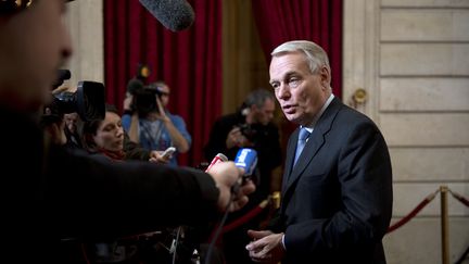 Le Premier ministre, Jean-Marc Ayrault, le 30 octobre &agrave; l'Elys&eacute;e (Paris). (MARTIN BUREAU / AFP)