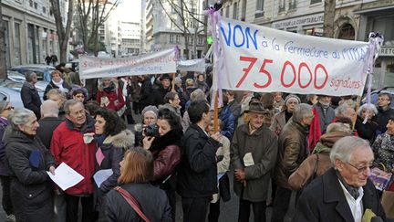 Manifestation de soutien pour le maintien du musée des Tissus et Arts décoratifs de Lyon
 (JOEL PHILIPPON/PHOTOPQR/LE PROGRES)