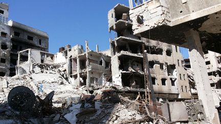 &nbsp; (La vieille ville de Homs, en ruines © Radio France / Valérie Crova)