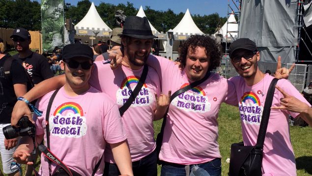 &nbsp; (On trouve de tout dans le public du Hellfest © RADIO FRANCE/Yann Bertrand)