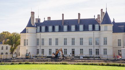 La Cité internationale de la langue francaise dans le château de Villers-Cotterets construit au XVIᵉ siècle par Francois Iᵉʳ, propriété de l'Etat, classé au titre des monuments historiques. (AMAURY CORNU / HANS LUCAS)