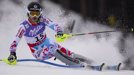 Alexis Pinturault, 2e temps du slalom géant de Garmisch après la première manche