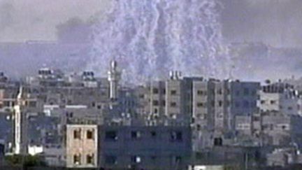 L'armée israélienne utiliserait des bombes au phosphore à Gaza, 2009. (© France 2)