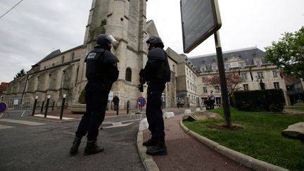 &nbsp; (L'église de Villejuif qui devait être la cible d'un attentat présumé. © Maxppp)