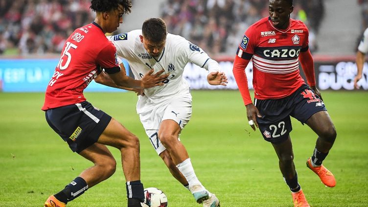 Losc receives OM on behalf of the 36th day of Ligue 1. (MATTHIEU MIRVILLE / AFP)