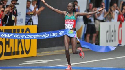 La Kényane Edna Kiplagat remporte le marathon féminin